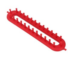 26CM RED Scarf Knitting Loom Kit Set Sewing Needle Scarves Craft Tool DIY