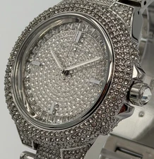 MICHAEL KORS MK5869 Camille Silver Crystal Pave Glitz Dial Unisex Watch