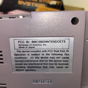 New Old Stock Original Nintendo NES Console Mario Duck Hunt Zapper Tested works