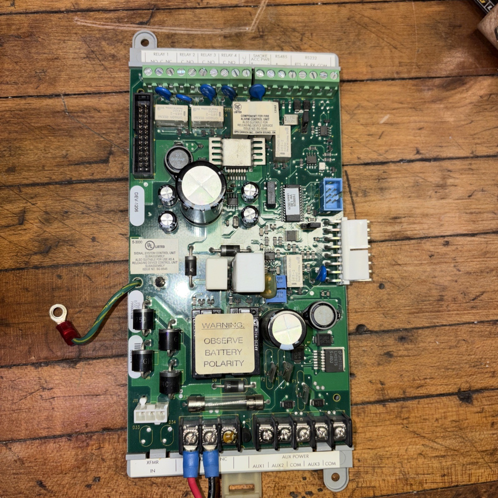 EST PS6 Power Supply Board Panel Quickstart Fire Alarm Edwards