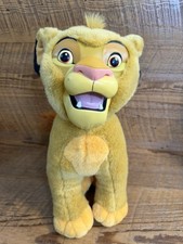 Vintage 90 s Disney Lion King Young Simba Plush Large Stuffed Animal 14