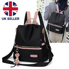 Women Anti-Theft Backpack Waterproof Rucksack Ladies School Shoulder Bag UK