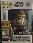 Funko Pop! Star Wars - C1-10P (Chopper) #654 with protector