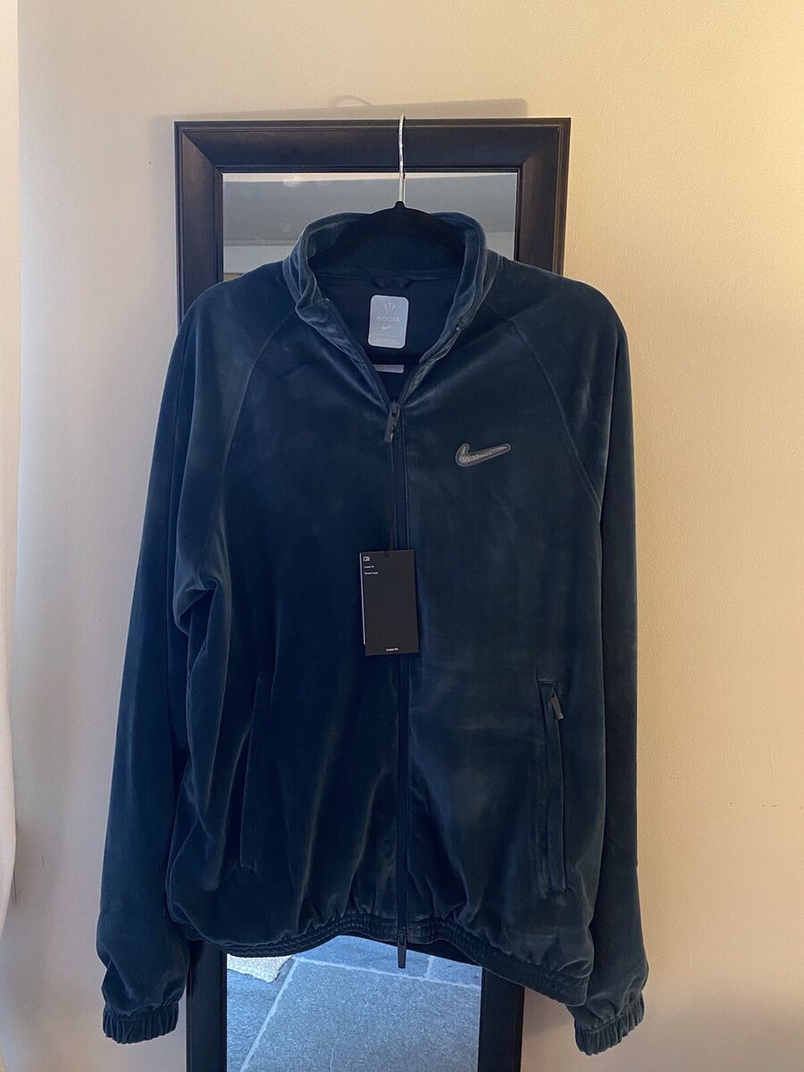 Nike x NOCTA x Drake Velour Track Jacket Swarovski Crystals Nike x NOCTA x Drake Velour Track Jacket Swarovski Crystals
