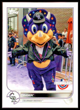 2022 Topps Opening Day Mascots #M7 Dinger Colorado Rockies
