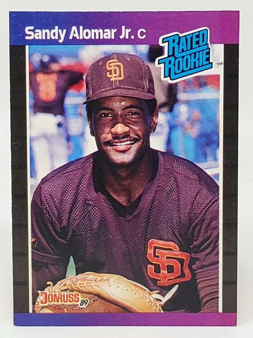 1989 Donruss #28 Sandy Alomar Jr. PADRES Rated Rookie baseball card | eBay