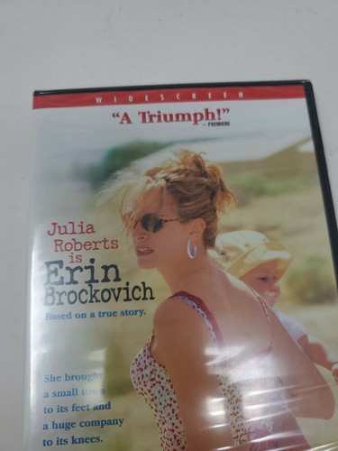 Erin Brockovich (DVD, 2000, Widescreen) Julia Roberts - Brand New Factory Sealed - Picture 2 of 6