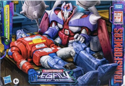 Transformers HASBRO PULSE CON A Hero is Born Alpha Trion Orion Pax Set