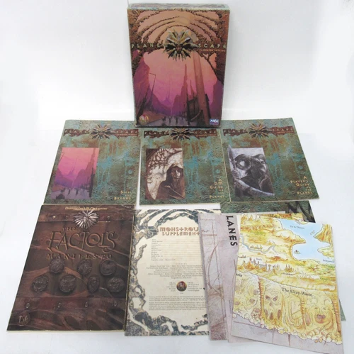 TSR 2600 AD&D 2nd Ed Planescape Campaign Setting Box & 2611 & Factols Manifesto