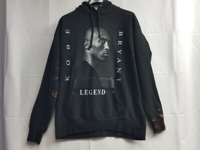 Kobe Bryant Legends Live Forever Hoodie Sweatshirt Men Black Stains See  Pics XL | eBay