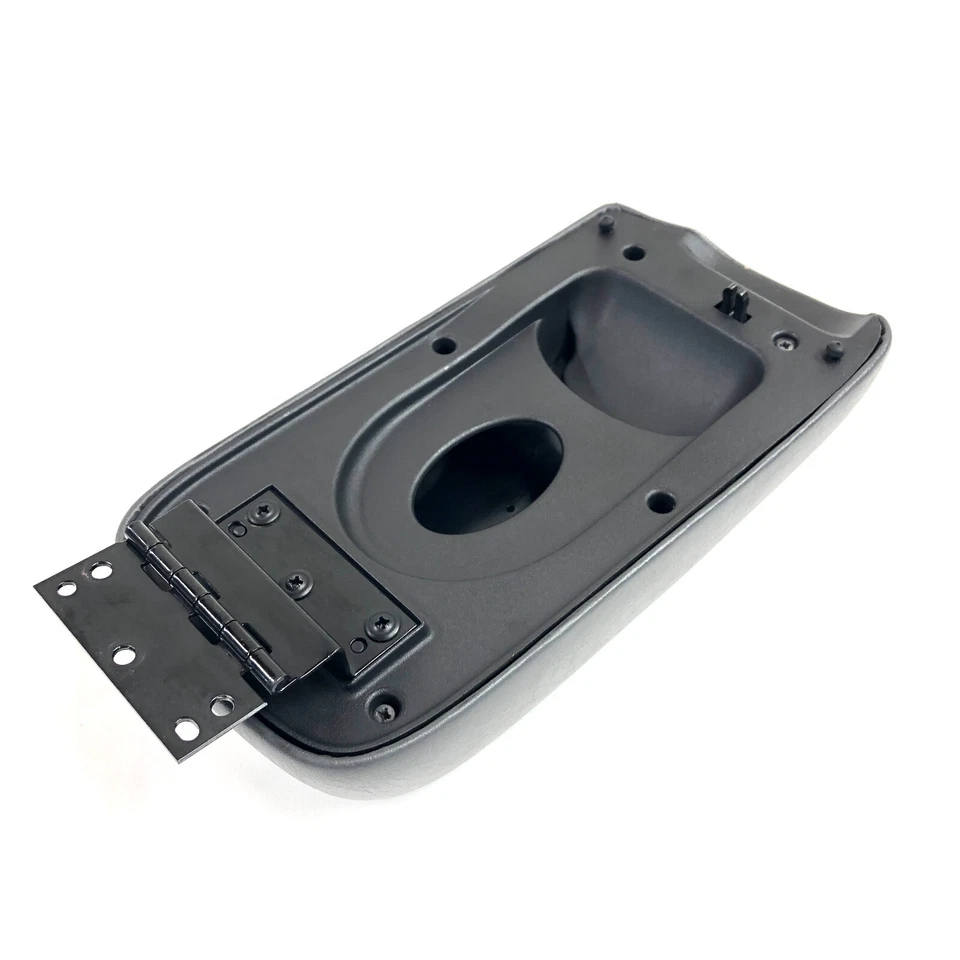 1999-2005 Pontiac Grand Am console central tampa cinza escuro apoio de braço vinil fabricante de equipamento original - Imagem 3 de 3