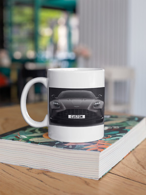 Personalisierter Aston Martin Vantage Kaffeebecher Geschenk Farbe wählbar - SCHNELLER VERSAND