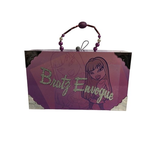 Bratz Envogue Purple Doll Organizer Carrying Case With Handle And Lining