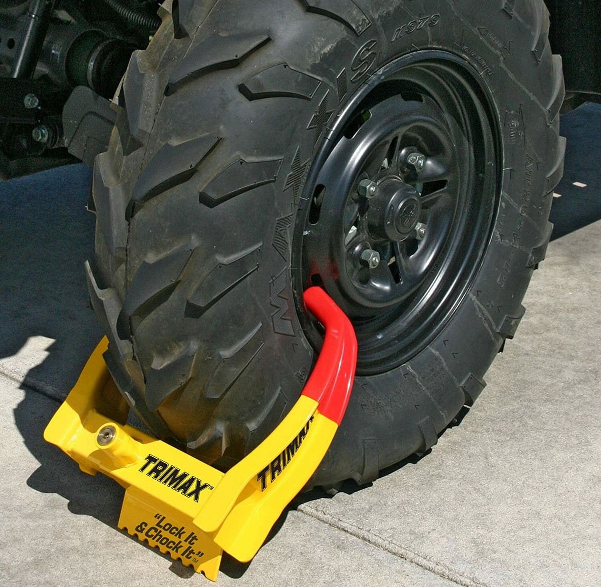 Trimax TCL65 Deluxe Universal Wheel Chock Lock Prevent Trailer Car