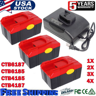 18V Battery Charger For Snap-on CTC620, CTC420, CTB6187, CTB4187 Models - 5-Year Warranty