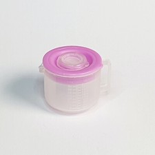 Porte-clés TUPPERWARE Pichet Doseur Rose RARE  Vintage Miniature Magnet Boite