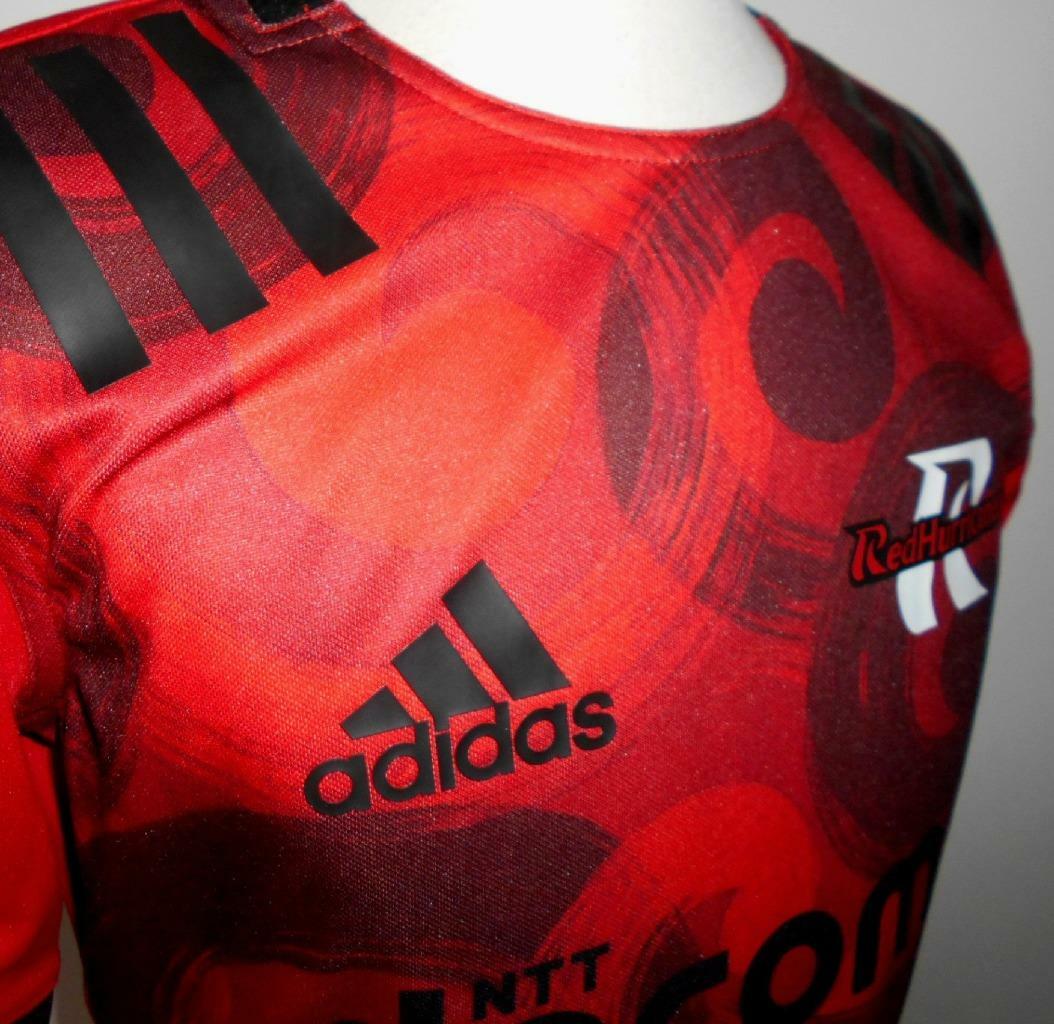 NTT Docomo Red Hurricanes (Japan) Adidas 2020 Mens Home Rugby