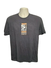 2013 Nissan NYRR 5th Ave Mile Run Adult Large Gray TShirt