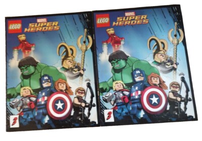 Avengers 2012 LEGO Set 6668 Complete With Instructions And Comics