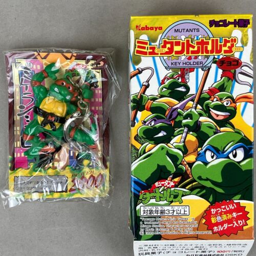 1995 Kabaya Teenage Mutant Ninja Turtles TMNT Michelangelo Candy Keychain Figure - Picture 1 of 8