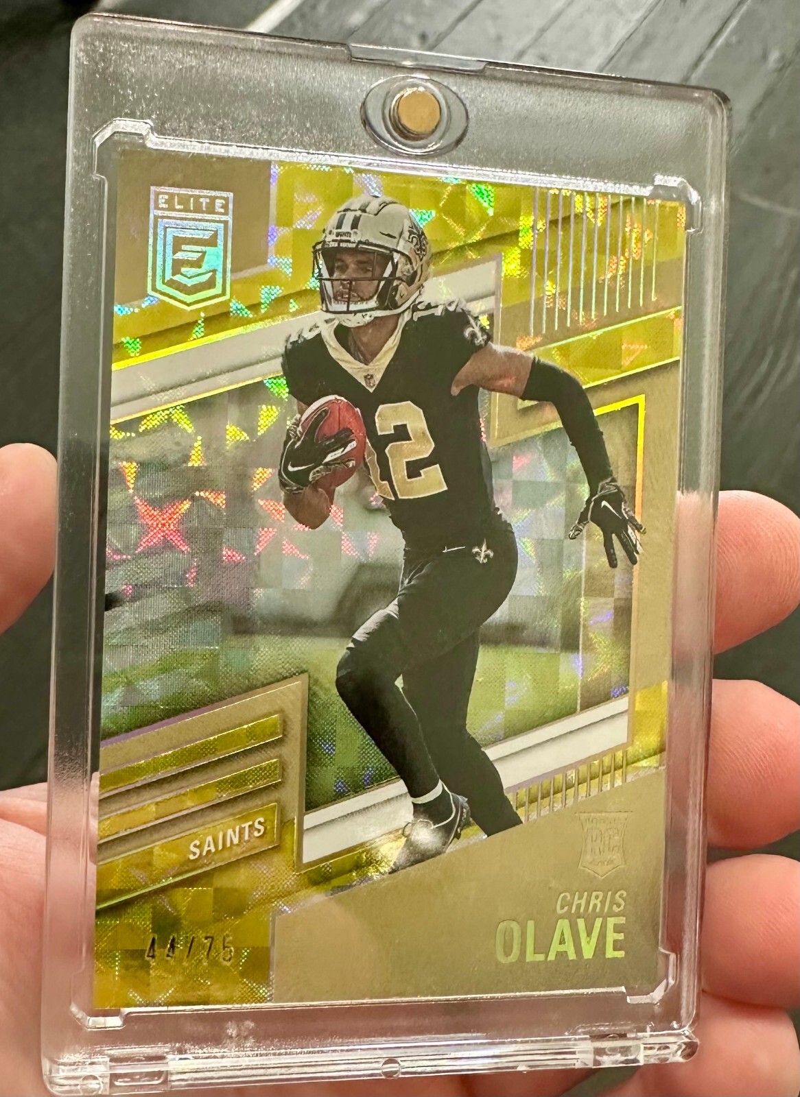 🔥 CHRIS OLAVE /75 - ROOKIE - 2022 Panini Donruss Elite #122- Yellow Parallel