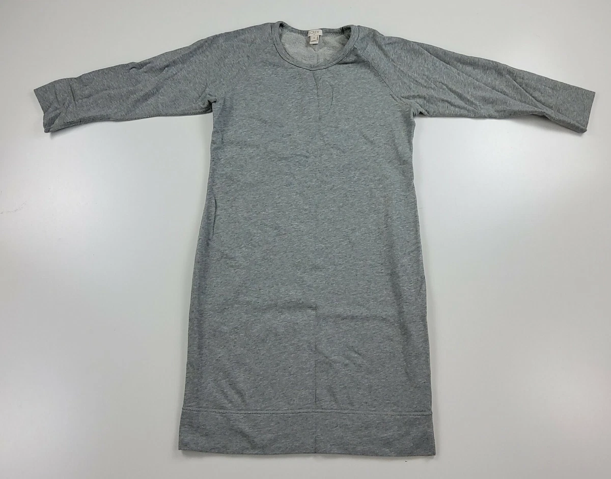 J crew sweatshirt dress hot sale