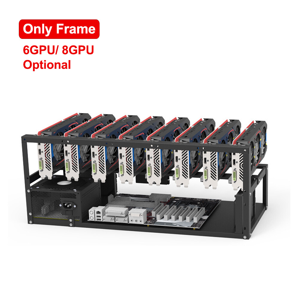 4 | 6 | 8 | 12 GPU 광부 야외 채굴 장비 기타 MINERCASE 컴퓨터 프레임 미국-Freehip.co.kr