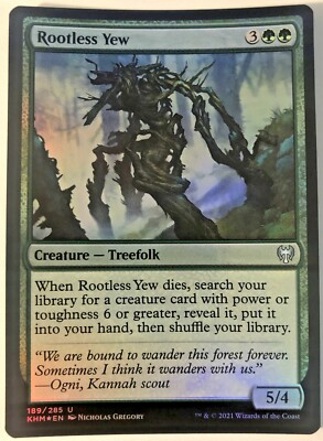MTG Rootless Yew Kaldheim 189/285 Foil Uncommon