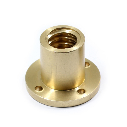 Left hand Flange Trapezoidal Lead Screw Nut Select T10 T12 T14 T16
