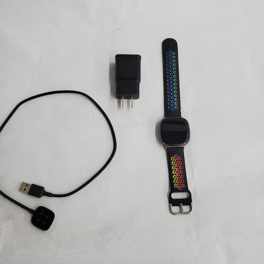 Fitbit Sense Advanced Health Fitness Smartwatch with ECG and GPS Tracking ROC037649  -image