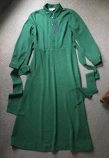 HOBBS London beautiful forest green Ina Shirt Dress NWT! Women’s UK 6 US 2  $270