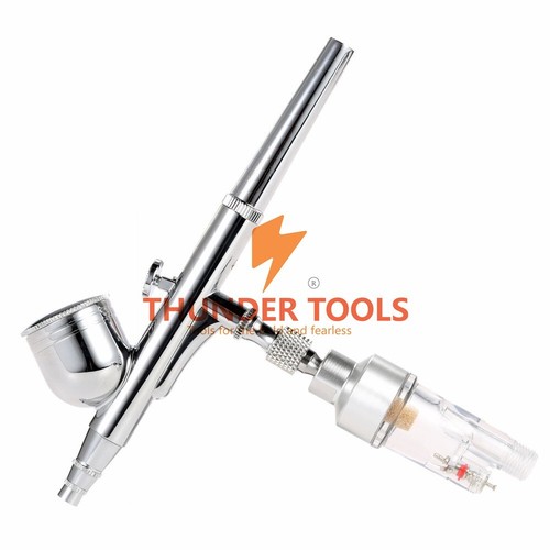Thunder Tools Professional Gravity Feed Airbrush Air Compressor Kit for Art Pain - Picture 2 of 11