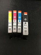 Authentic HP 923 Ink Cartridges 4 PACK B/C/M/Y 6C3Y6LN Expires 03-2027