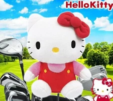 Sanrio Hello Kitty Pink ver Head cover for driver / Golf Plush Doll Japan