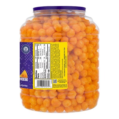 cheesenuts 08、15、55、58、62、65 UTZ® Cotton Tails® Cheese Balls 8.5oz - White Cheddar | Five