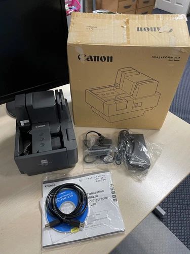 CANON imageFORMULA CR-150 Cheque Scanner – High-Speed, Compact Check Reader