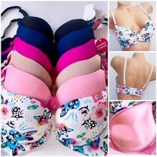 1, 3 or 6 Women Bras Max Lift Extreme Double Push up +2 cup Size Push-up Bra 991