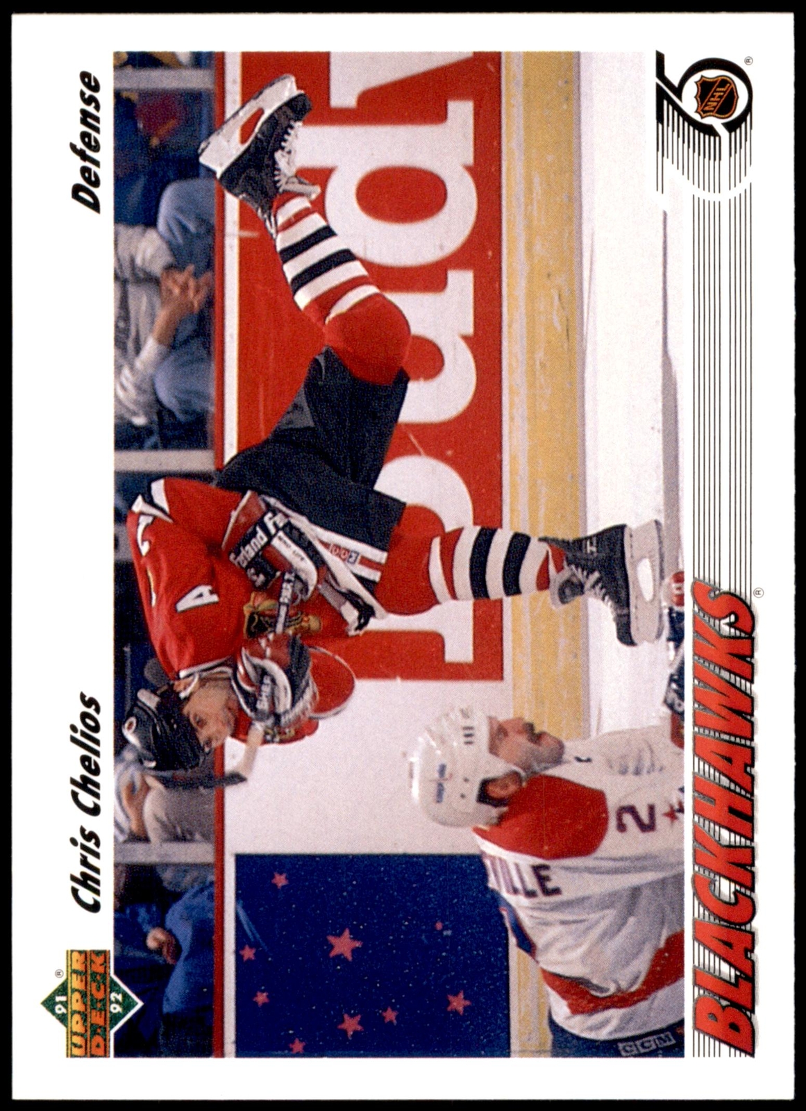 Chris Chelios #354 1991-92 Upper Deck