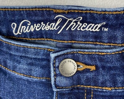Short Boyfriend Universal Thread Taille 4 - Coupe Mi-haute - Tissu Denim Orange - État Comme Neuf