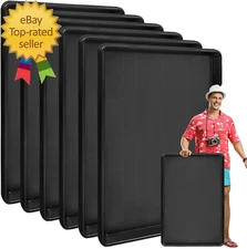 6Pcs Extra Large Auto Oil Drip Pan- 35.4 X 24 X1.6 Inches Oil Drip Tray for unde