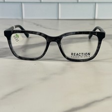 Kenneth Cole Reaction KC 0802 1 020 Grey Tortoise Eyeglass Frame 52 18 145