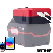 Fast Charger Adapter For PARKSIDE 20V Li-Ion Battery With USB Type-C Switch