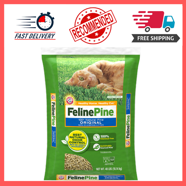 Feline Pine Original Cat Litter Pellets 20 Lbs Pack of 4 eBay