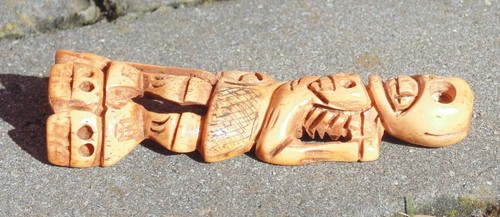 (#1399) Colgante esqueleto bovino oriental netsuke - Imagen 3 de 7