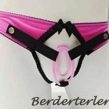 FUFU Clip Panty Sissy Chastity Belt Fake Bottom Cage Mimic Female Pussy for Gay