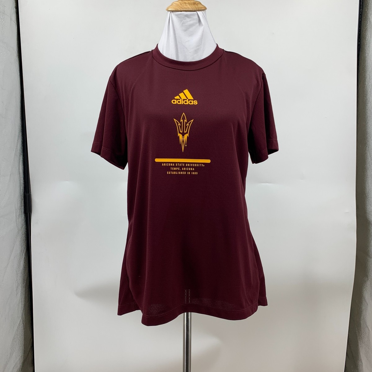 売れ筋商品|||アディダス Tシャツ トップス レディース Men's Maroon Arizona State Sun Devils 2023/24 AEROREADY land Plate Pregame T-shirt Maroon Adidas Arizona State Sun Devils Tee Womens L Large Maroon