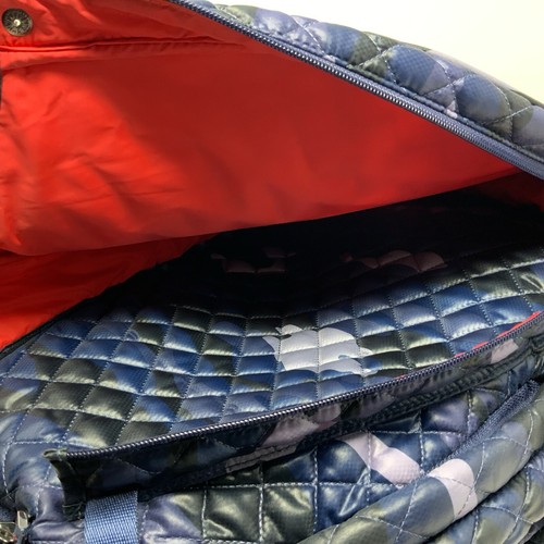 Oliver Thomas Women's Tennis Quilted Polyester Backpack Purple Camo *Damage* - Picture 7 of 13