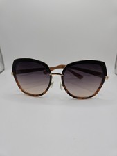 Jessica Simpson J5660-OXTS Cat Eye Sunglasses Black Tortoise Gradient Lens Women