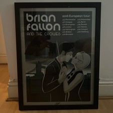 Signed Brian Fallon European Tour 2016 Print 88/444 Gaslight Anthem