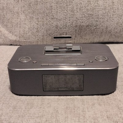Philips DC291/37 iPod iPhone iPad Docking Station Speaker Alarm Clock FM Radio